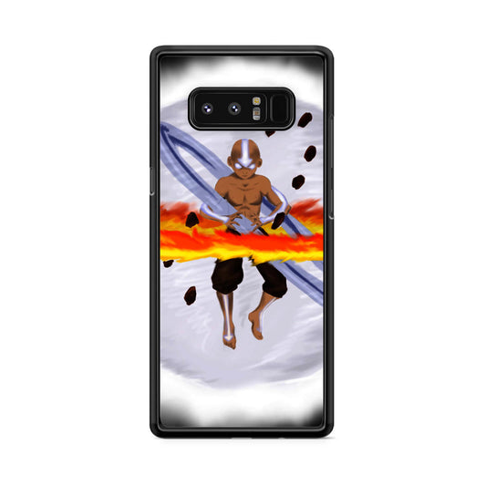 Avatar Aang Controls Four Elements Galaxy Note 8 Case