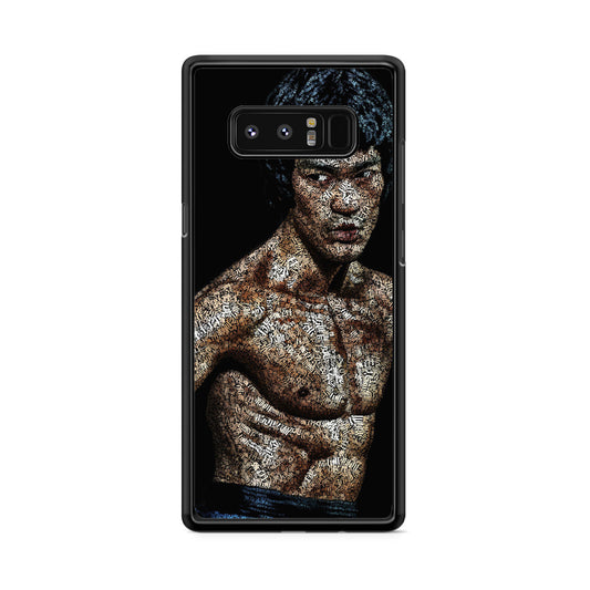 Bruce Lee Typograph Galaxy Note 8 Case