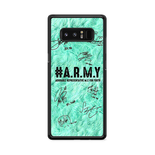 BTS Army Signature Galaxy Note 8 Case