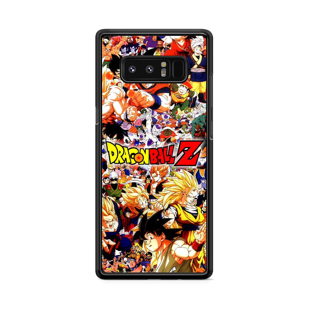 Dragon Ball Z All Characters Galaxy Note 8 Case