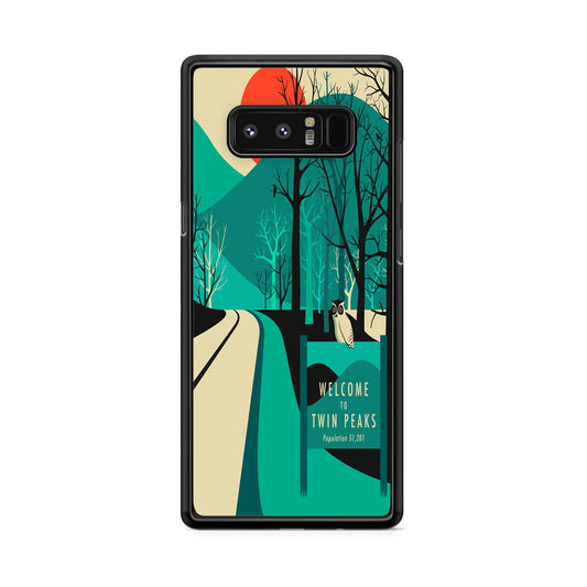 Welcome To Twin Peaks Galaxy Note 8 Case