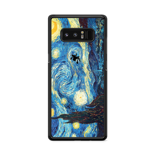 Witch Flying In Van Gogh Starry Night Galaxy Note 8 Case