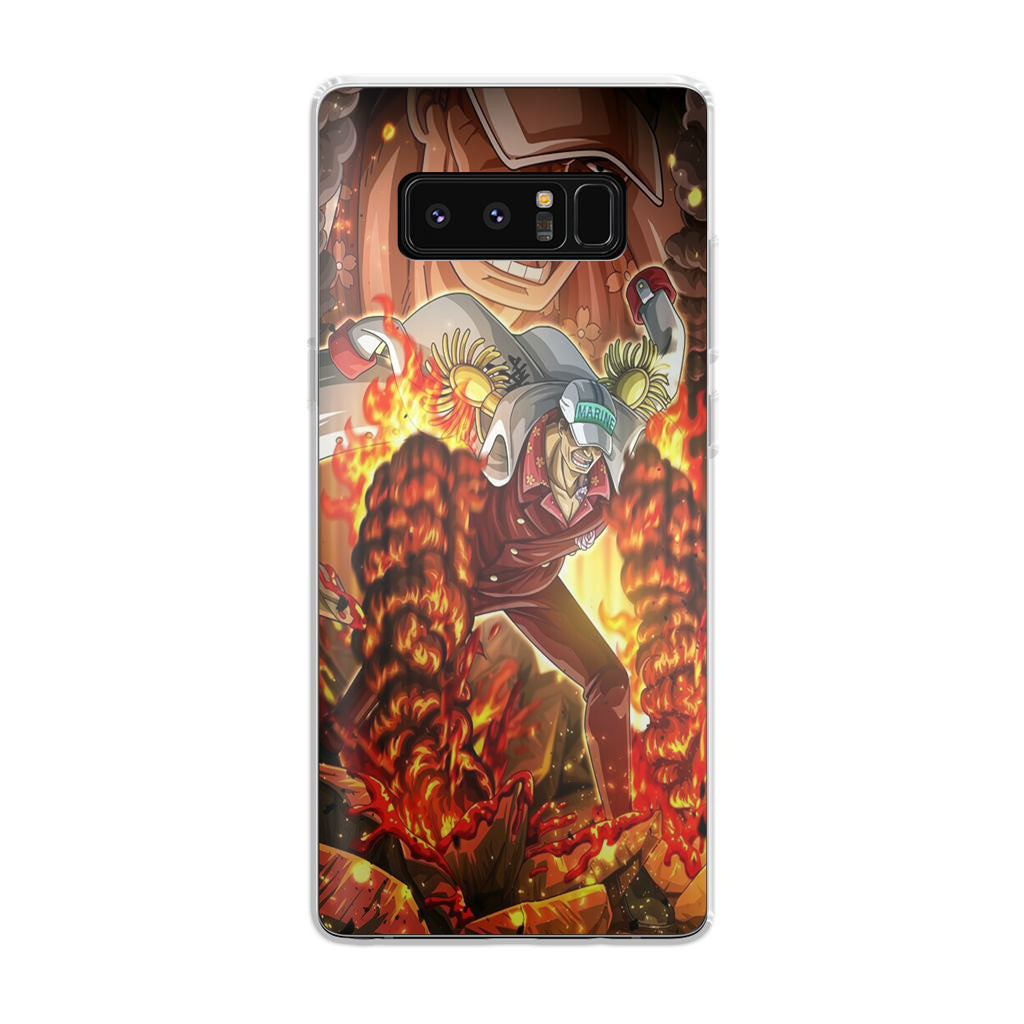 Akainu Exploding Volcano Galaxy Note 8 Case