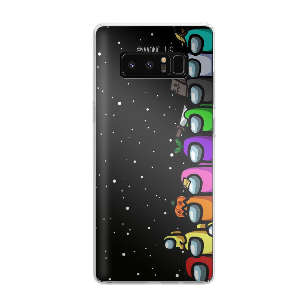 Among Us Crewmate Galaxy Note 8 Case