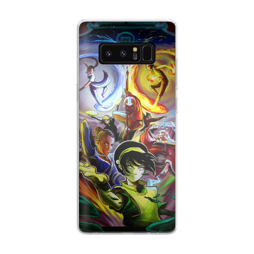 Avatar The Last Airbender Characters Galaxy Note 8 Case