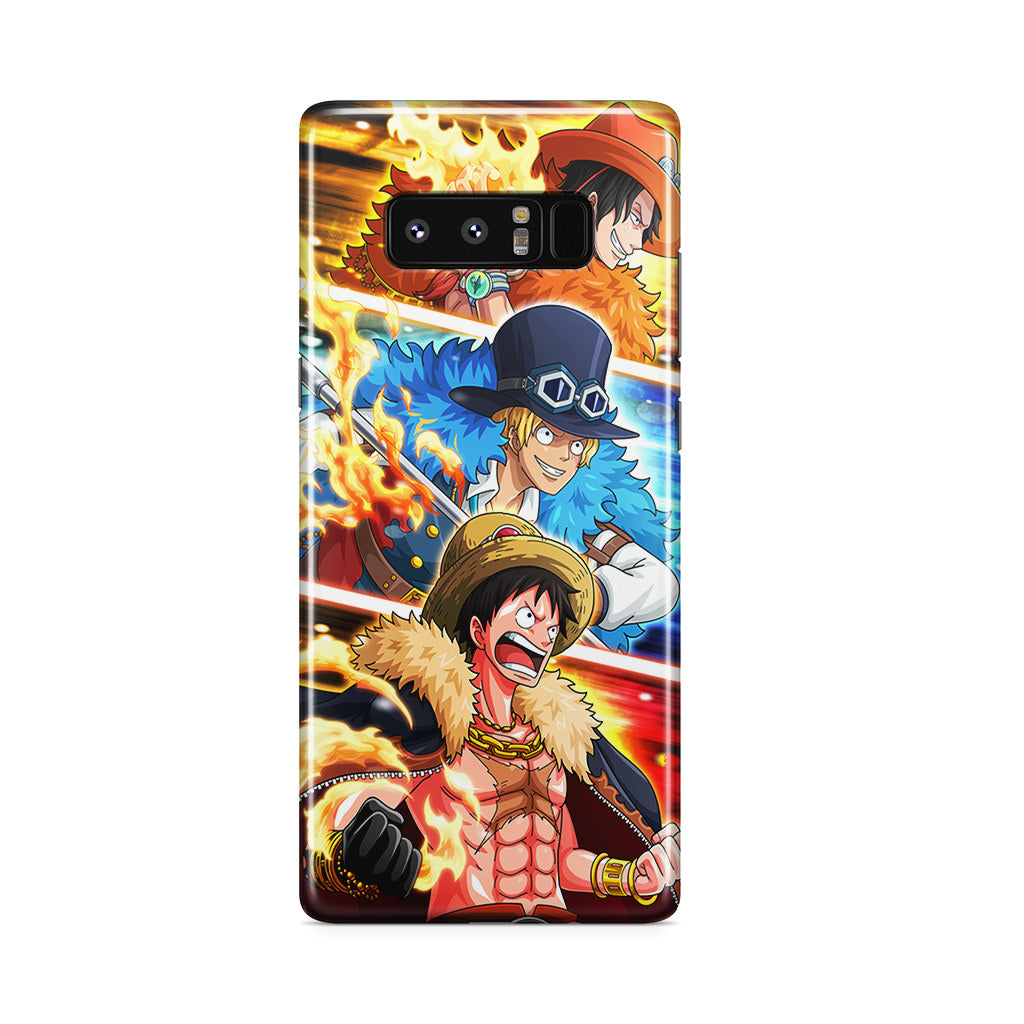 Ace Sabo Luffy Galaxy Note 8 Case