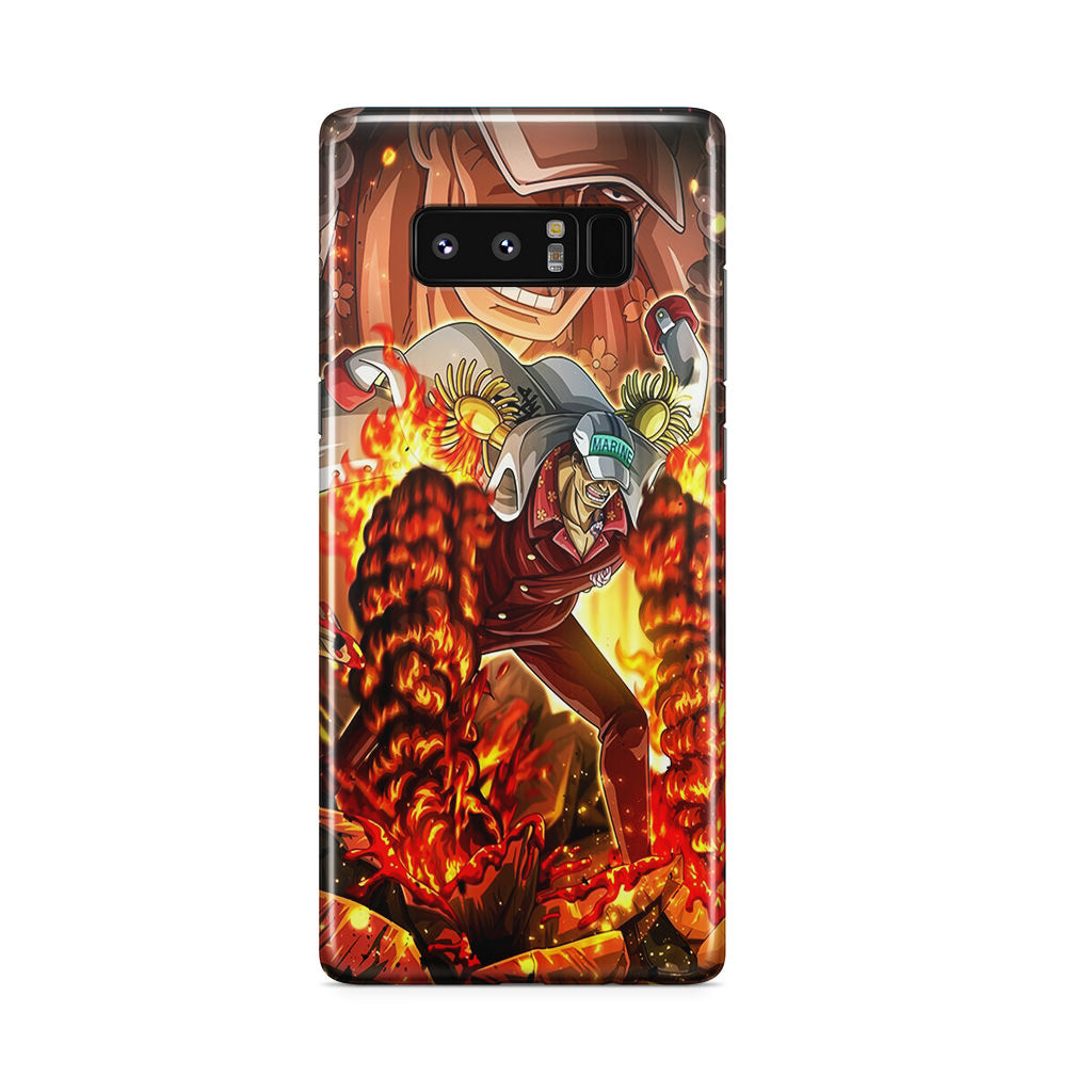 Akainu Exploding Volcano Galaxy Note 8 Case