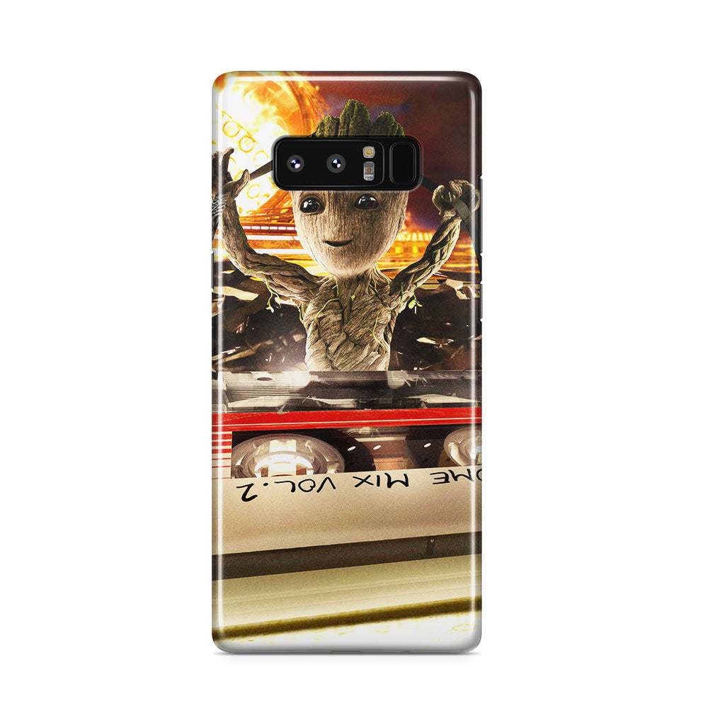 Baby Groot Mix Vol 2 Galaxy Note 8 Case