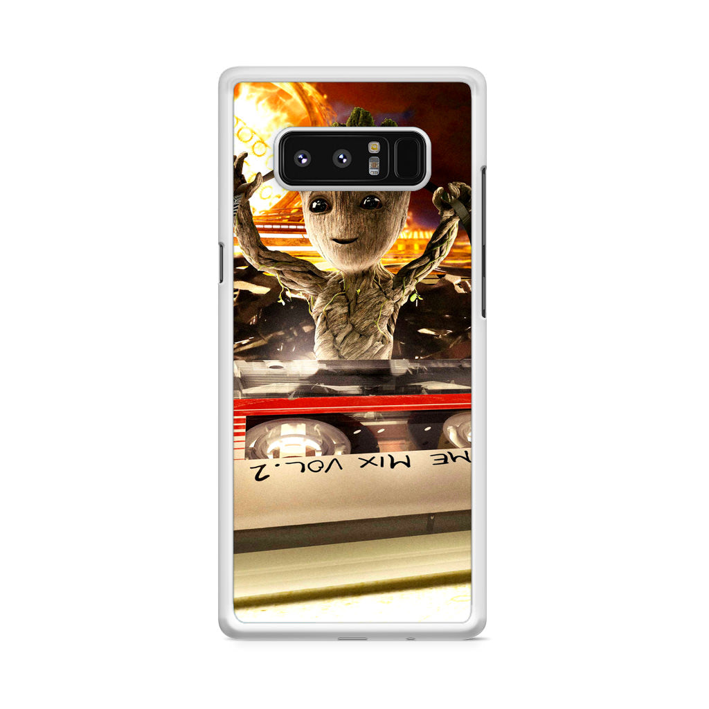 Baby Groot Mix Vol 2 Galaxy Note 8 Case