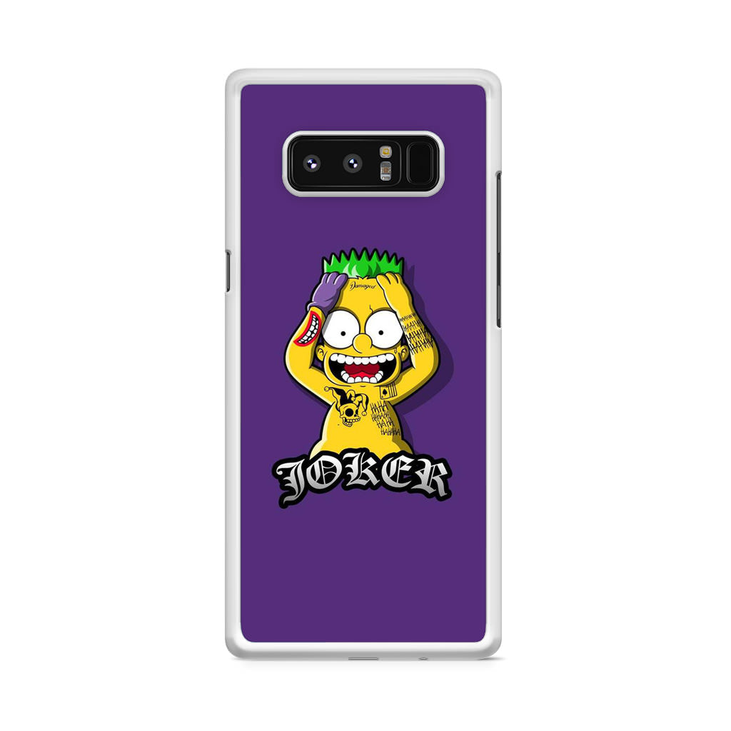Bart Joker Galaxy Note 8 Case