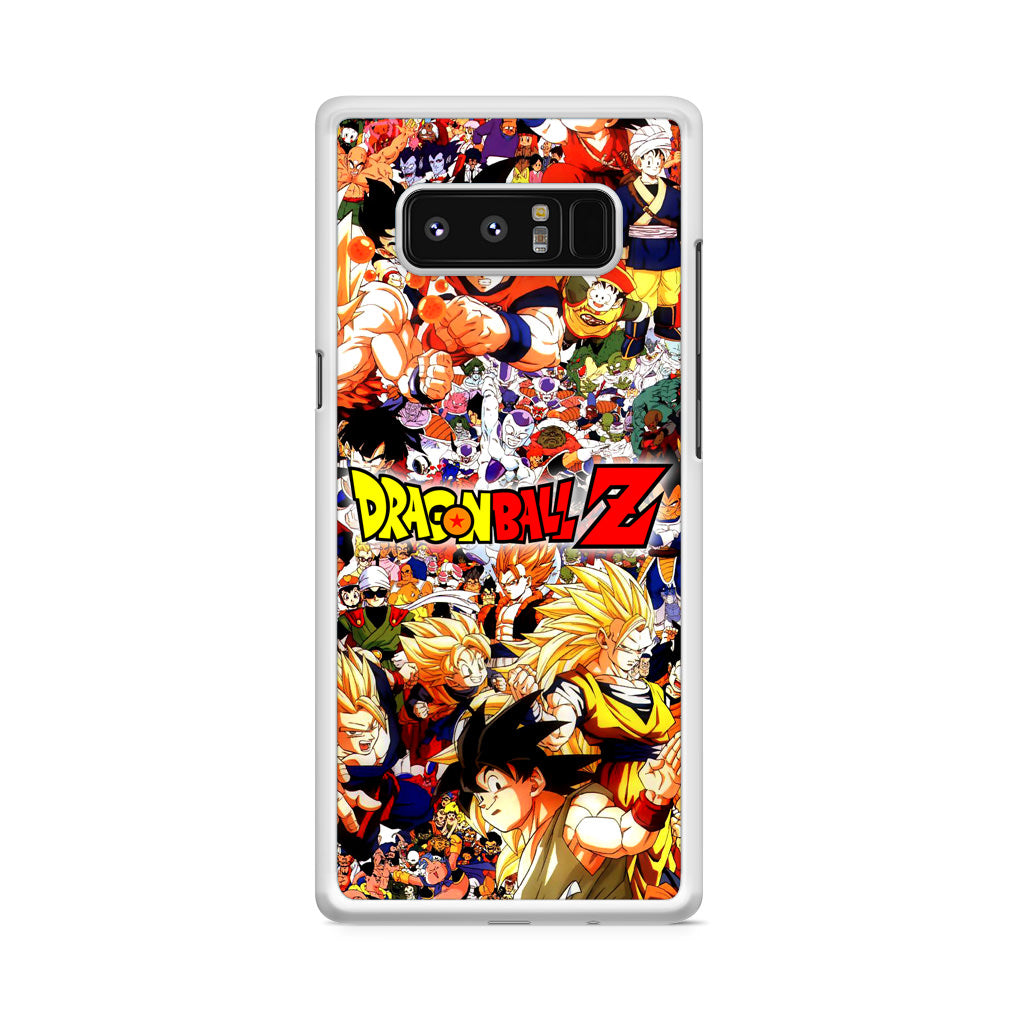 Dragon Ball Z All Characters Galaxy Note 8 Case