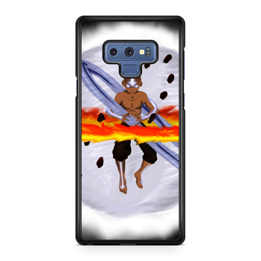 Avatar Aang Controls Four Elements Galaxy Note 9 Case