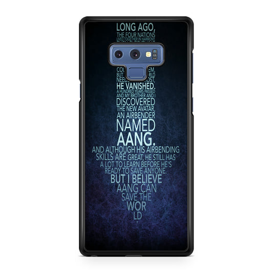 Avatar Quotes Galaxy Note 9 Case