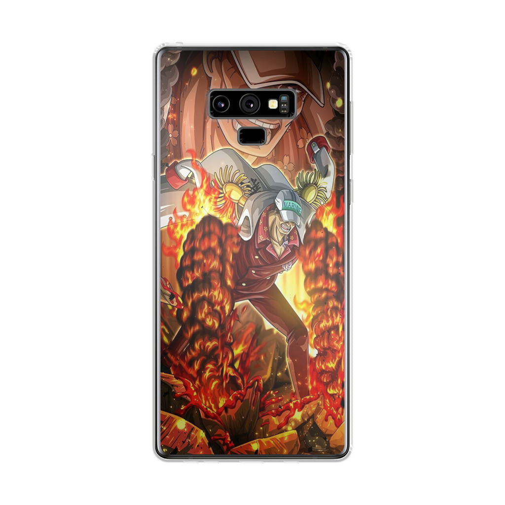 Akainu Exploding Volcano Galaxy Note 9 Case