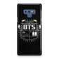 BTS Bulletproof Galaxy Note 9 Case