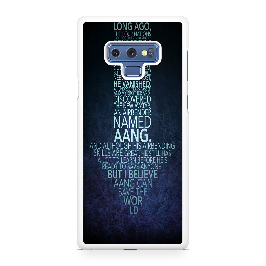 Avatar Quotes Galaxy Note 9 Case