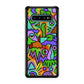 Abstract Colorful Doodle Art Galaxy S10 Plus Case