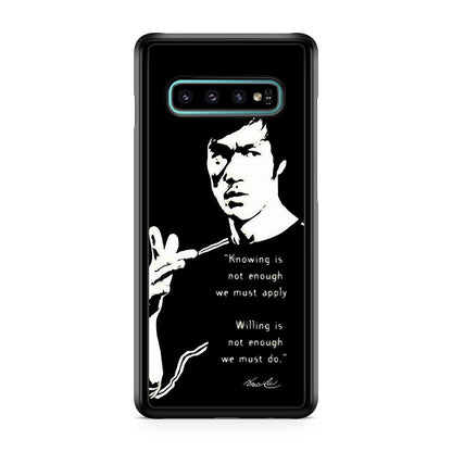 Bruce Lee Quotes Galaxy S10 Plus Case