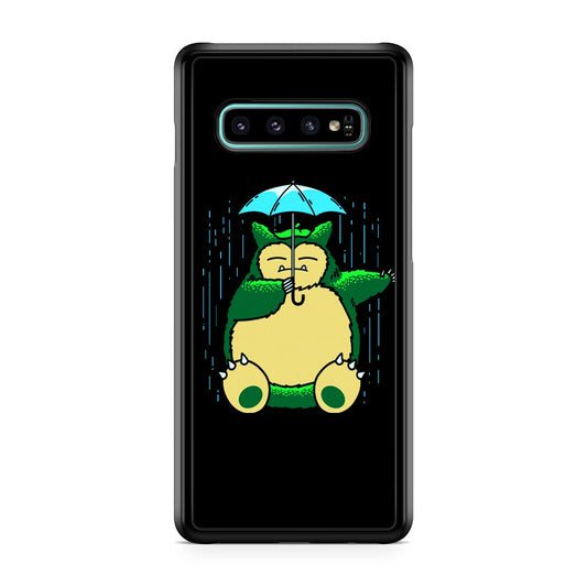 Cute Snorlax Umbrella Galaxy S10 Case
