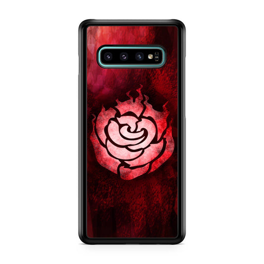 RWBY Ruby Rose Symbol Galaxy S10 Case