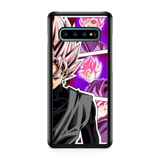 Super Goku Black Rose Collage Galaxy S10 Case