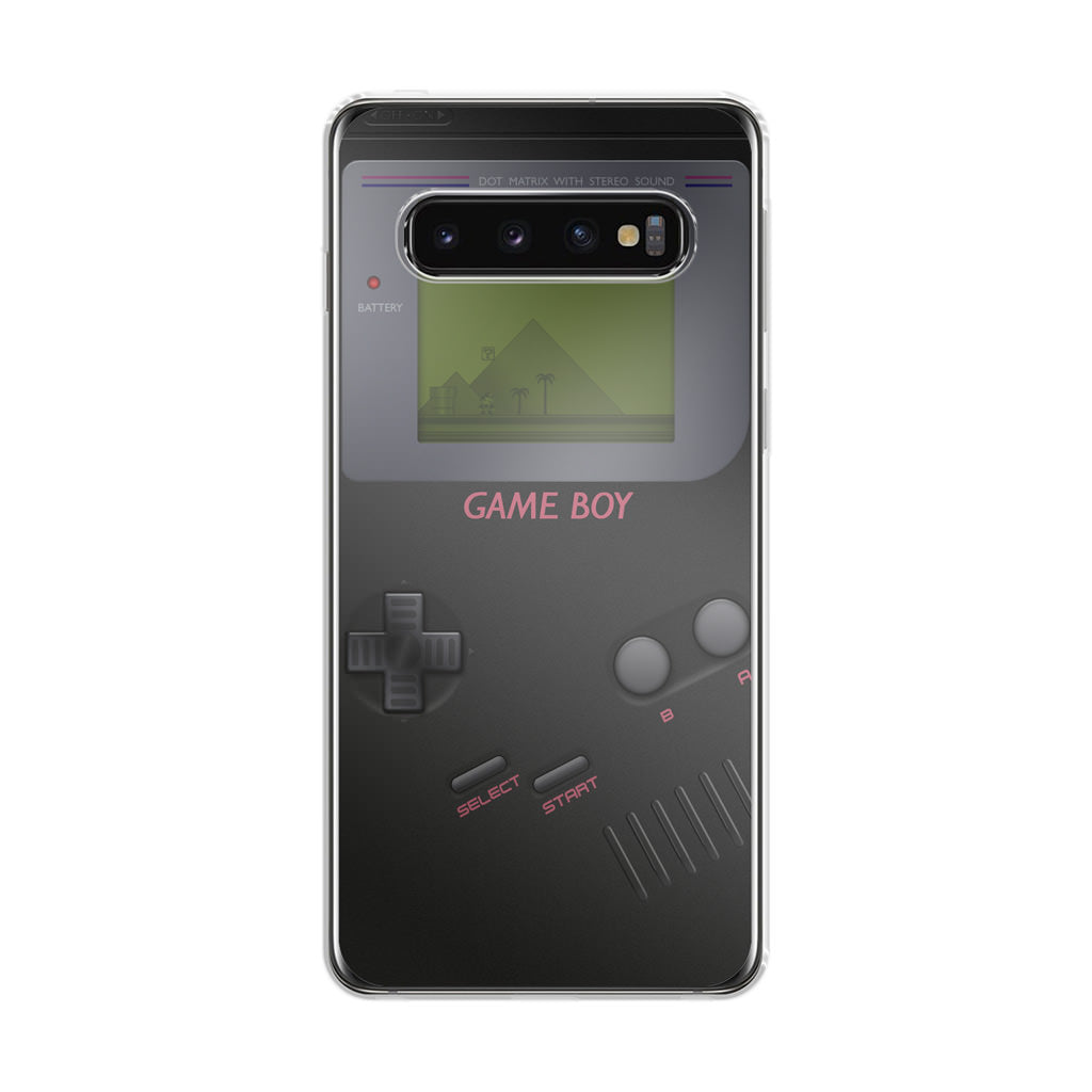 Game Boy Black Model Galaxy S10 Case