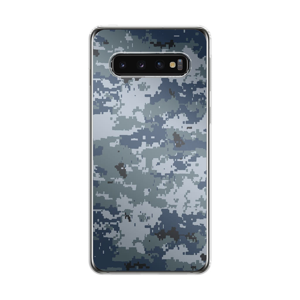 Navy Camo Galaxy S10 Case