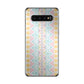 Peach Aztec Pattern Galaxy S10 Case