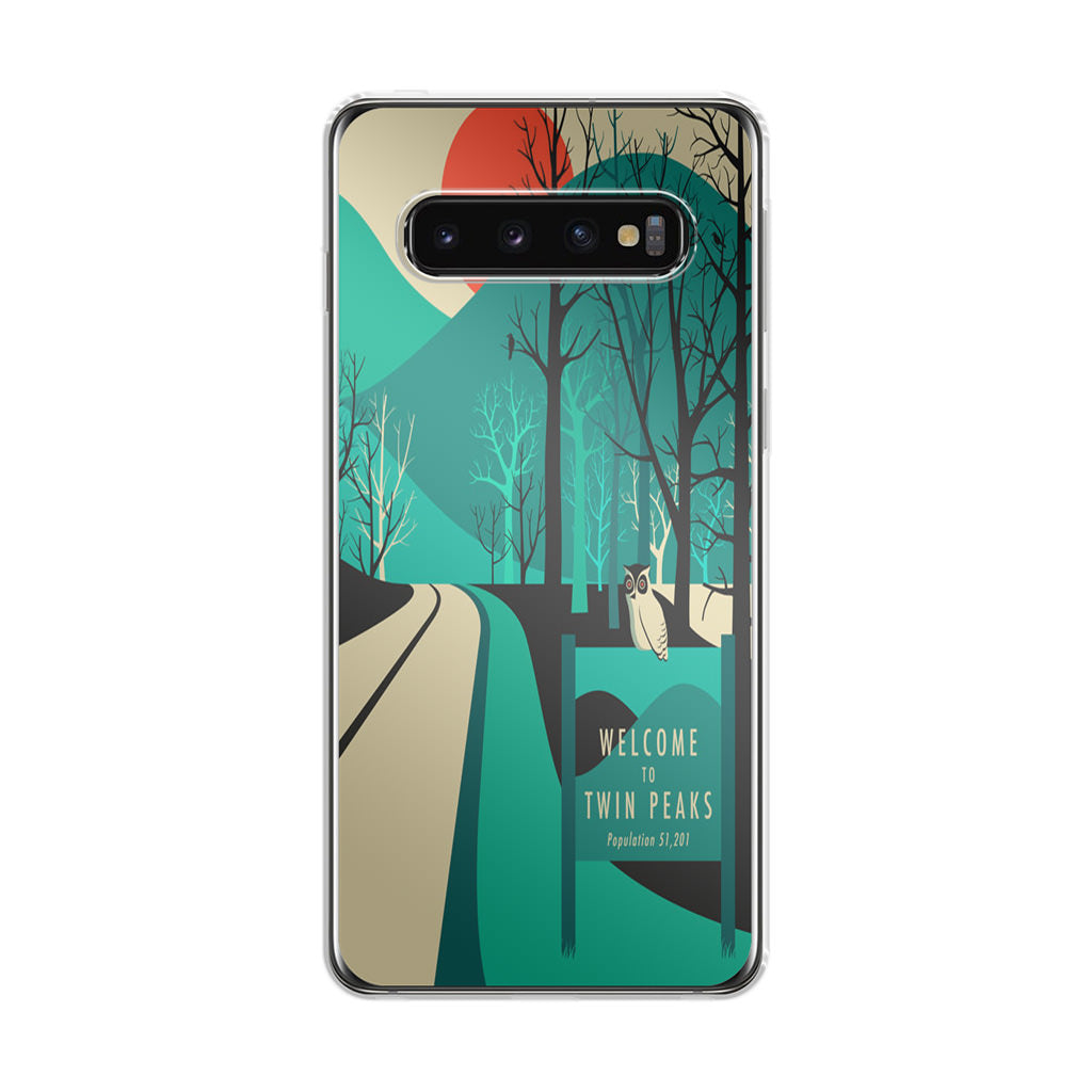 Welcome To Twin Peaks Galaxy S10 Case