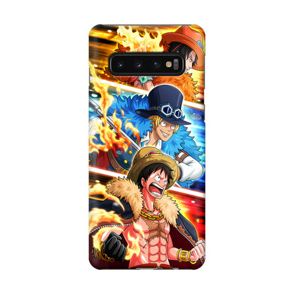 Ace Sabo Luffy Galaxy S10 Plus Case
