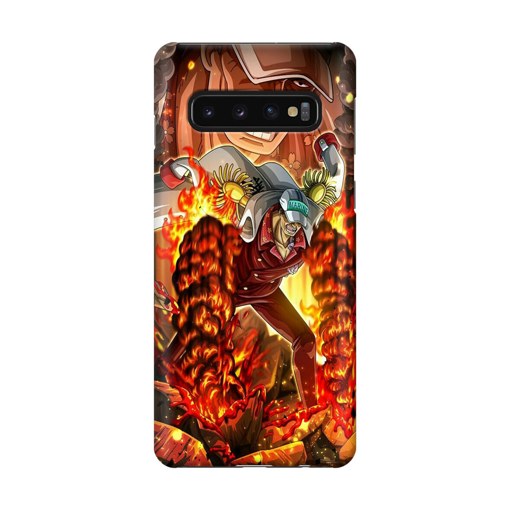 Akainu Exploding Volcano Galaxy S10 Plus Case