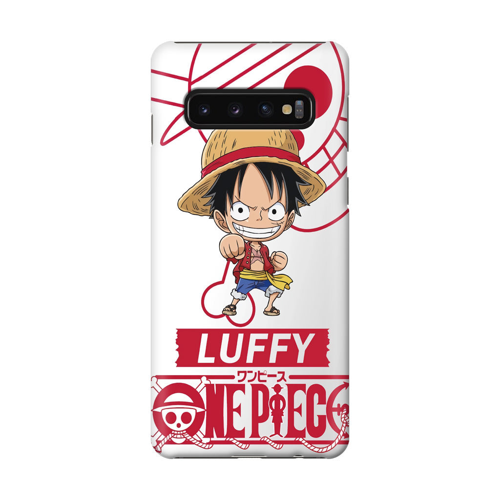 Chibi Luffy Galaxy S10 Case