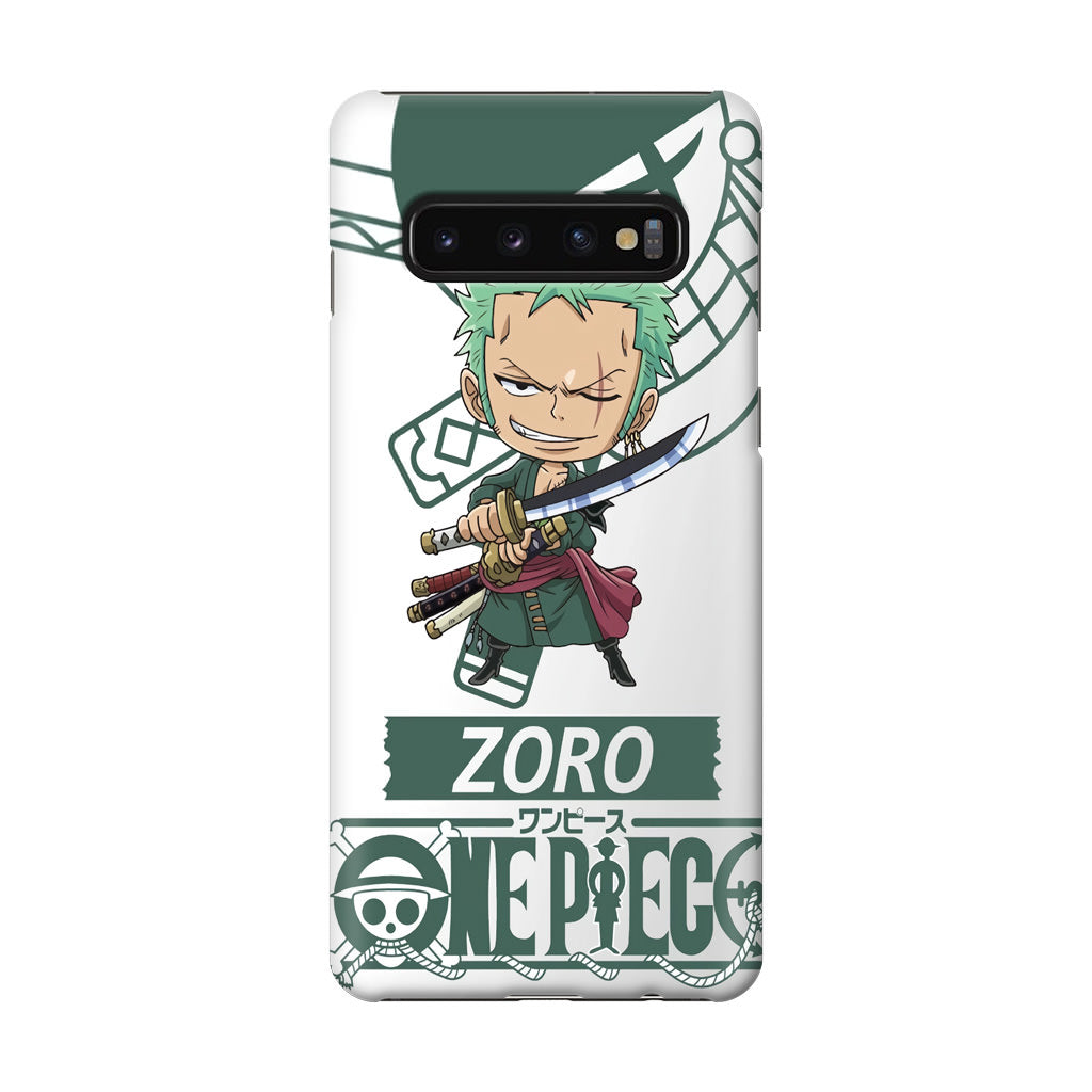 Chibi Zoro Galaxy S10 Case