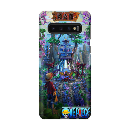 Flower Capital of Wano One Piece Galaxy S10 Case