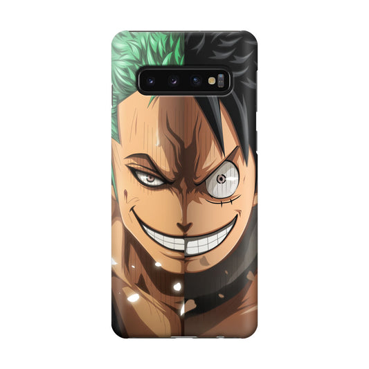 Luffy And Zoro Half Smile Galaxy S10 Case