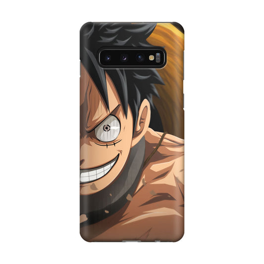 Luffy Half Smile Galaxy S10 Case