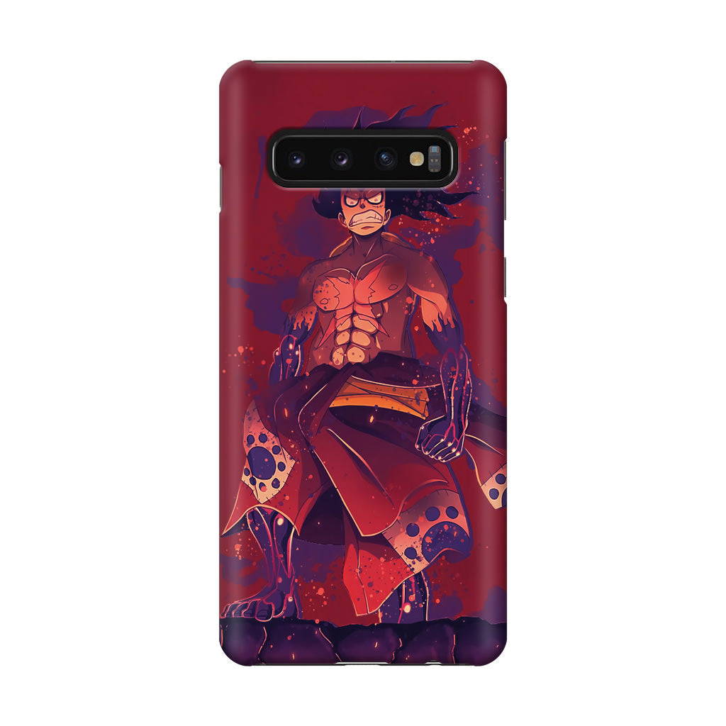 Luffy Snake Man Art Galaxy S10 Case