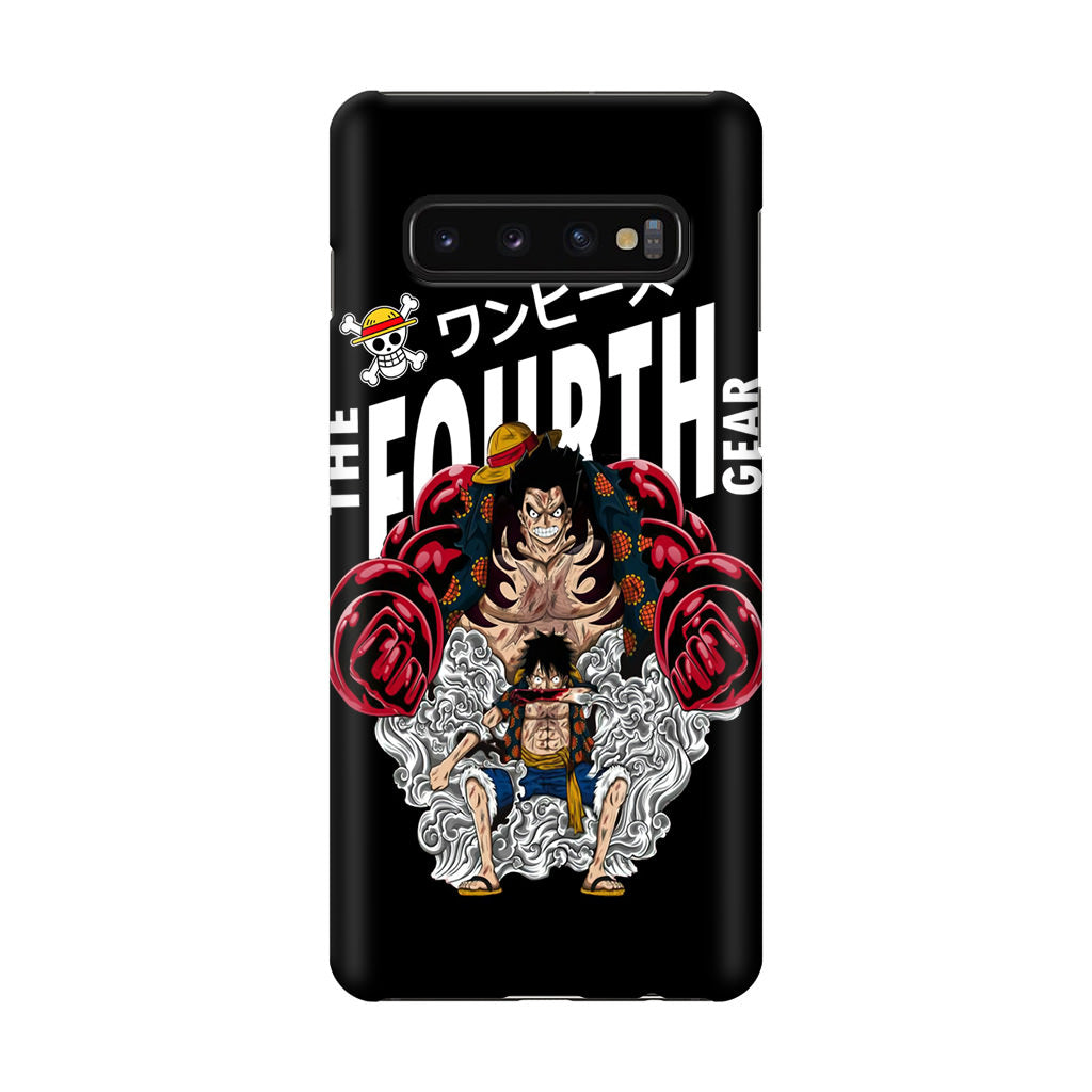 Luffy The Fourth Gear Black Galaxy S10 Case