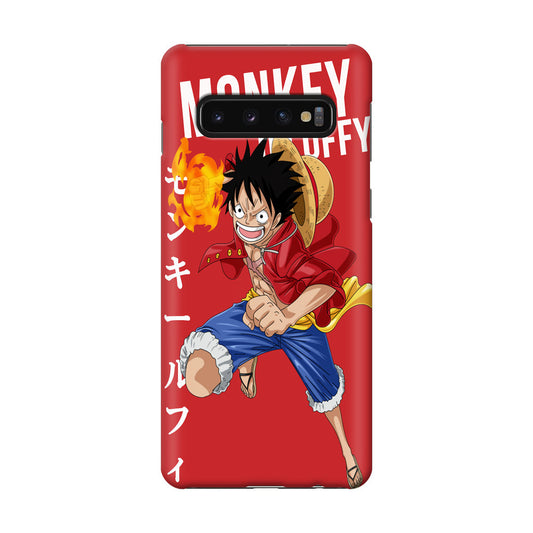 Monkey D Luffy Galaxy S10 Case