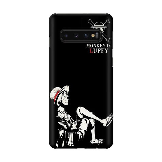 Monkey D Luffy Black And White Galaxy S10 Case