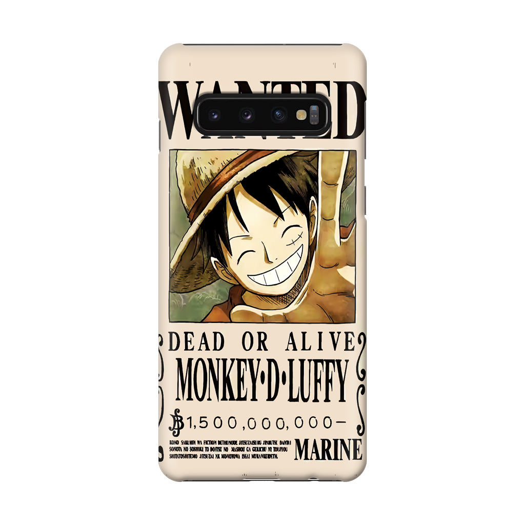 Monkey D Luffy Bounty Galaxy S10 Case