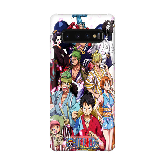 Mugiwara Crew Wano Galaxy S10 Case