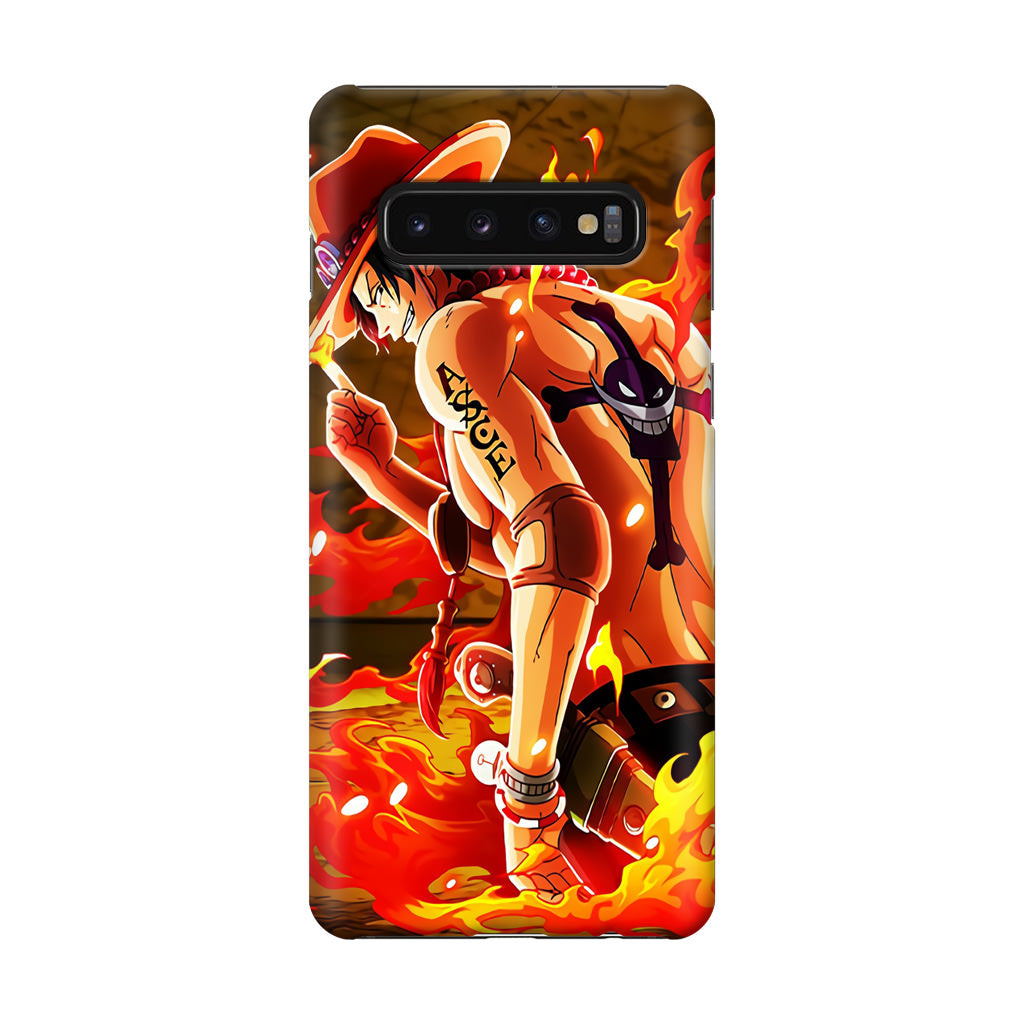 Portgas D Ace Galaxy S10 Case