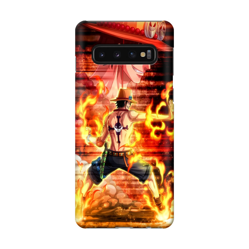 Portgas D Ace One Piece Galaxy S10 Case