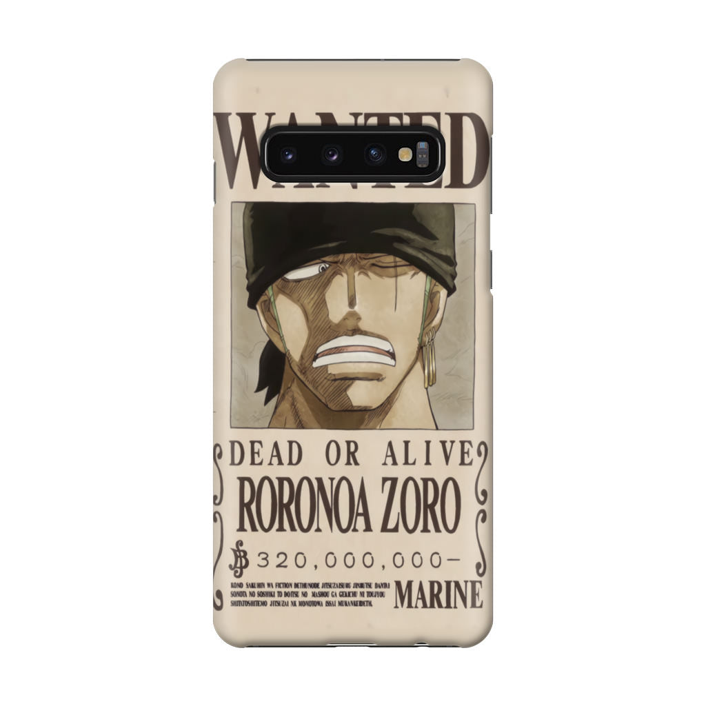 Roronoa Zoro Bounty Galaxy S10 Case