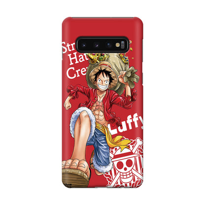 Straw Hat Monkey D Luffy Galaxy S10 Case