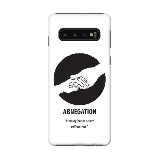 Abnegation Divergent Faction Galaxy S10 Plus Case