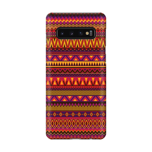 African Aztec Pattern Galaxy S10 Case