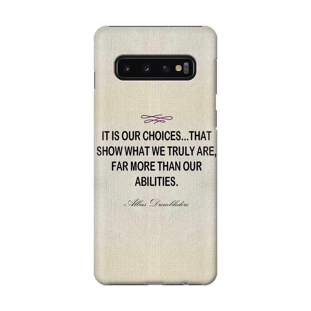 Albus Dumbledore Quote Galaxy S10 Case