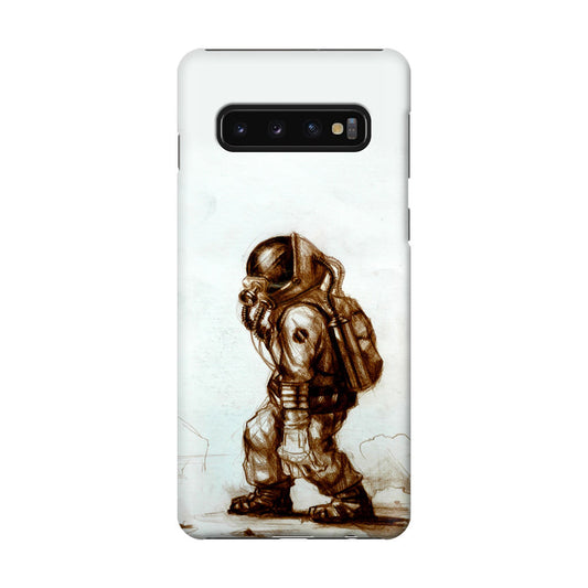 Astronaut Heavy Walk Galaxy S10 Case